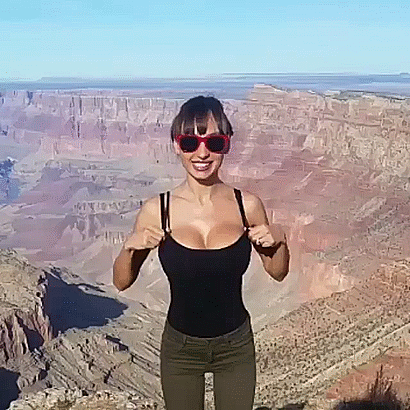 Babes with Big Tits: A Sizzling Hot View from the Grand Canyon picture 1 of 1