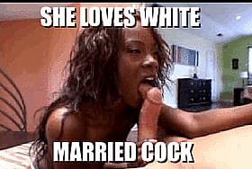 She Loves White Cock: Caption Cheating Husband'