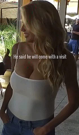 Cheating Hotwife Flirting with Cuckold'
