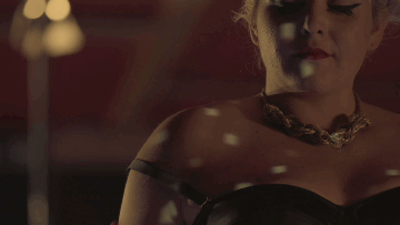 Blonde BBW in non-nude scene picture 1 of 1