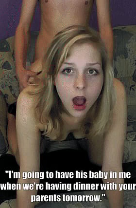 I'm gonna have my girlfriend's baby in me'