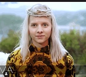 Blonde Celebrity Aurora Asknes Poses for Sexy Photoshoot'