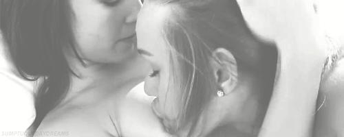 Babes in the Woods: Two Lesbian Babes Snuggle and Kiss picture 1 of 1