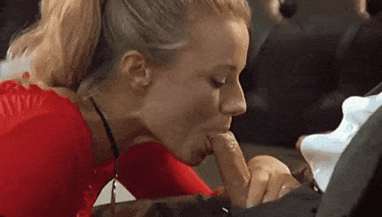 Blonde Pornstar Giving Amazing Blowjob picture 1 of 1