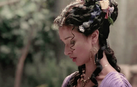 Celebrity Hot Chick with Long Hair and Big Earrings picture 1 of 1