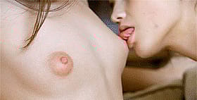 Amateur Lesbian Teen Nipple Licking'