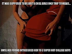 Her Friend Introduced Her to 3 Super Hot College Chicks for Group Sex'