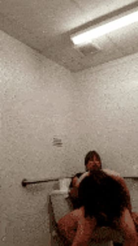 Babes in the Bathroom: An Amateur Brunette's Erotic Experience'