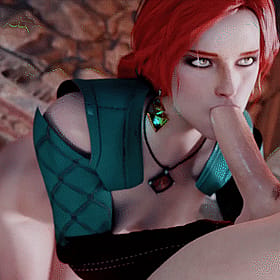 Redhead Blowjob Queen Triss Merigold Gets Her Witcher On'