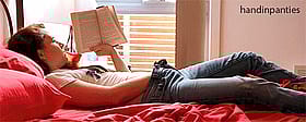 Reading a Book While Masturbating: A Non-Nude Experience'