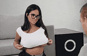 Big Tits Boobs GIF: Nerdy & Sexy'