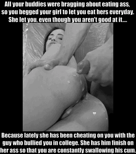 So Your Girlfriend Cheated on You? She Let You Eat Her Everyday, She Let You Even Though You Aren't Good at It... Because Lately She Has Been Cheating on You in College, She Has Him Finish on Her. picture 1 of 1