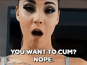 You Want to Cum, Nope?'