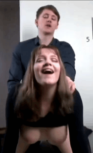 Horny Teen Bouncing Boobs picture 1 of 1