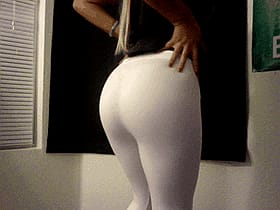 Yoga Pants Ass: A Sensual Journey Through White Leggings'