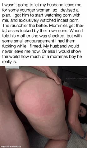 Mom's Big Ass BBW Gets Fucked by Taboo Son'