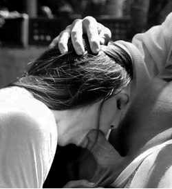 Brunette Blowjob Babe Gets Her Cock Sucked picture 1 of 1