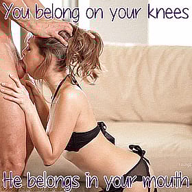 You Belong On Your Knees: Blowjob'
