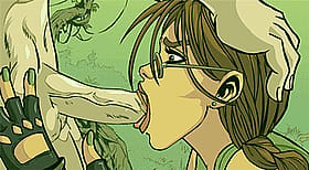 Deepthroat Lara Croft: A Blowjob Adventure'