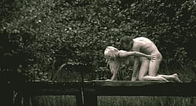 In the Rain: Black and White Doggy Style Hardcore Public Sex'
