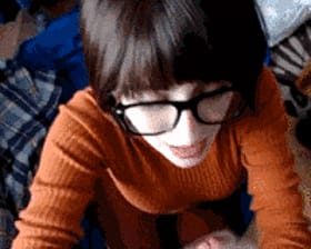 Scooby Doo's Velma Gets a Hardcore Handjob and Facial Cumshot'