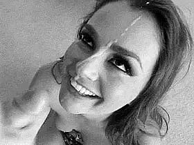 Sexy Slut's Facial'