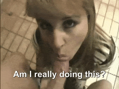 Am I Really Doing This? Blowjob Caption picture 1 of 1