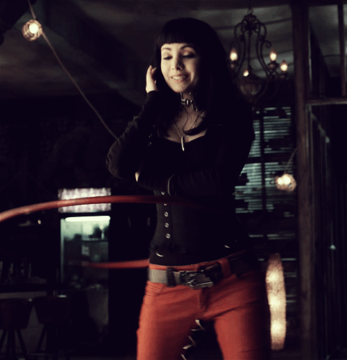 Red Hot Babe Gets Her Pole Spinning picture 1 of 1