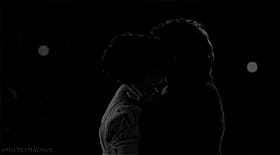 Sexy Girl Kissing: Sultry Seduction in Black and White'