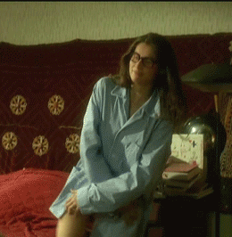 Babes in Blue: Hot Chick in Glasses picture 1 of 1
