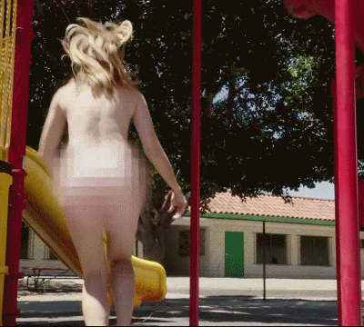 Blonde Celebrity Nude: Katie O'Brien's Sensual Slide picture 1 of 1