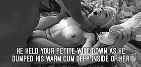 Get Your Petite Wife Down on This Hardcore Cum Deep Inside'