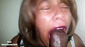 Blowjob Bitch Gets Her Mouth Filled With A Hard Cock'