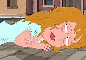 Family Guy's Big Tits Babe Laying Down'