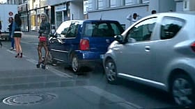 Amateur Street Penis Show'