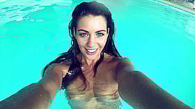 Babes in the Pool: Sizzling Selfie in the Water'