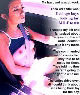 Cheating Bitch Caption: Driving While Masturbating - Cuckold's Revenge'