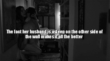 Hotwife's Husband is Sleeping on the Other Wall, Making it All the Better picture 1 of 1