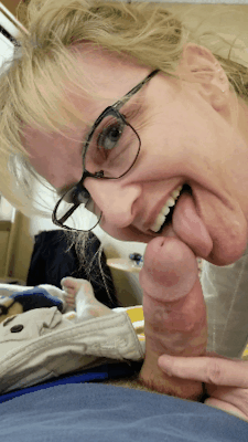 Yummy Mommy Licking a Big Cock picture 1 of 1