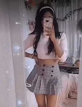 Teen Non-Nude Selfie: A Sneak Peek at Her Skirt'