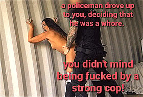 Sissy Caption: A Police Officer Fucks A Woman Hard'