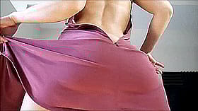 Purple Dress, Pink Skirt, Sexy Back: A Sultry Seduction'