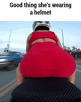 Ride the Ass of a Helmet'