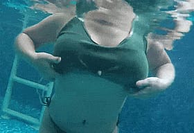 Babes with Big Tits Strip for You in the Water!'