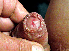 Fuck Me Hard: Close Up of a Man's Foreskin During Masturbation'