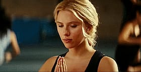 Blonde Celebrity Scarlett Johansson Prays for Erotic Success'
