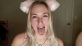 Babes Gone Wild: Cara Day's Spit-Filled Tongue Adventure'