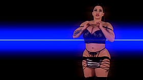 Big Tits Babe in PVC Dress: Fetish Fantasy'